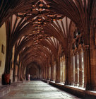Canterbury Cathedral, east walk of the Great Cloister